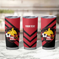 Hekari Papua New Guinea Football Custom Tumbler Cup Go PNG Red Army