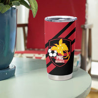 Hekari Papua New Guinea Football Custom Tumbler Cup Go PNG Red Army