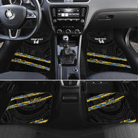 Kings Solomon Islands Football Custom Car Mats Come On Solomons Polynesian Grunge Style