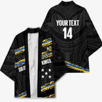 Kings Solomon Islands Football Custom Kimono Come On Solomons Polynesian Grunge Style