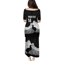 New Zealand South Island Football Custom Family Matching Puletasi and Hawaiian Shirt Aoraki Mount Cook With Kiwi Maori Pattern