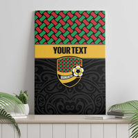 Vanuatu Football Custom Canvas Wall Art Go Chiefs Basket-weave Pattern