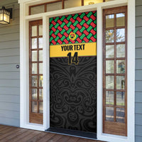 Vanuatu Football Custom Door Cover Go Chiefs Basket-weave Pattern