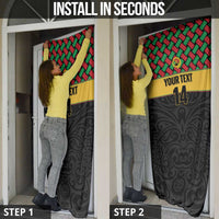 Vanuatu Football Custom Door Cover Go Chiefs Basket-weave Pattern