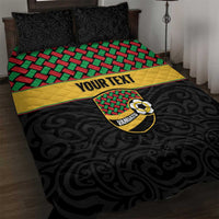 Vanuatu Football Custom Quilt Bed Set Go Chiefs Basket-weave Pattern