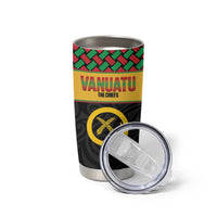 Vanuatu Football Custom Tumbler Cup Go Chiefs Basket-weave Pattern