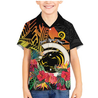 Vanuatu Boar Tusk Yumi Yumi Yumi Family Matching Mermaid Dress and Hawaiian Shirt Independens Dei Long God Yumi Stanap