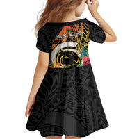 Vanuatu Boar Tusk Yumi Yumi Yumi Family Matching Off Shoulder Maxi Dress and Hawaiian Shirt Independens Dei Long God Yumi Stanap