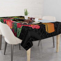 Vanuatu Boar Tusk Yumi Yumi Yumi Tablecloth Independens Dei Long God Yumi Stanap