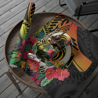 Vanuatu Boar Tusk Yumi Yumi Yumi Wrapping Paper Independens Dei Long God Yumi Stanap - Polynesian Pride