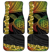 Vanuatu Sand Drawing Turtle Car Mats Happy Independence Day