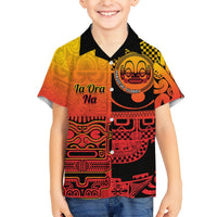 Personalised Ia Ora Na Marquesas Islands Hawaiian Shirt Mata Tiki Marquesan Tattoo LT14 - Polynesian Pride