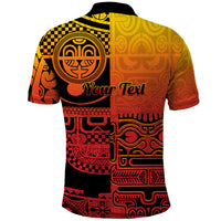 Personalised Ia Ora Na Marquesas Islands Polo Shirt Mata Tiki Marquesan Tattoo LT14 - Polynesian Pride