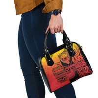 Ia Ora Na Marquesas Islands Shoulder Handbag Mata Tiki Marquesan Tattoo LT14 - Polynesian Pride