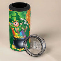 St Patrick's Day Hawaii 4 in 1 Can Cooler Tumbler Hauoli Maoli Funny Shaka Leprechaun