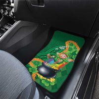 St Patrick's Day Hawaii Car Mats Hauoli Maoli Funny Shaka Leprechaun