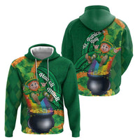 St Patrick's Day Hawaii Hoodie Hauoli Maoli Funny Shaka Leprechaun