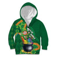 St Patrick's Day Hawaii Kid Hoodie Hauoli Maoli Funny Shaka Leprechaun