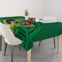 St Patrick's Day Hawaii Tablecloth Hauoli Maoli Funny Shaka Leprechaun