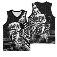 Hafa Adai Guam Discovery Day Basketball Jersey Chamorro Latte Stone Hand Black Version