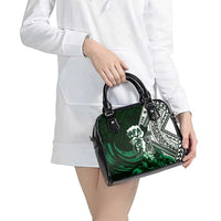 Hafa Adai Guam Discovery Day Shoulder Handbag Chamorro Latte Stone Hand Green Version