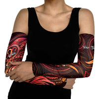 Personalised Polynesia Zodiac Aries Arm Sleeves Galaxy Polynesian Pattern Chest Tattoo Style