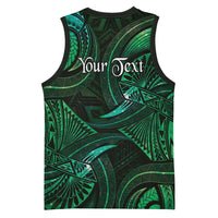 Personalised Polynesia Zodiac Taurus Basketball Jersey Galaxy Polynesian Pattern Chest Tattoo Style LT14 - Polynesian Pride