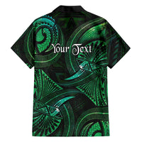 Personalised Polynesia Zodiac Taurus Family Matching Short Sleeve Bodycon Dress and Hawaiian Shirt Galaxy Polynesian Pattern Chest Tattoo Style