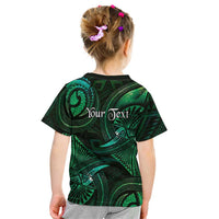 Personalised Polynesia Zodiac Taurus Kid T Shirt Galaxy Polynesian Pattern Chest Tattoo Style LT14 - Polynesian Pride