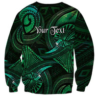 Personalised Polynesia Zodiac Taurus Sweatshirt Galaxy Polynesian Pattern Chest Tattoo Style LT14 - Polynesian Pride