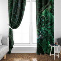Personalised Polynesia Zodiac Taurus Window Curtain Galaxy Polynesian Pattern Chest Tattoo Style LT14 - Polynesian Pride