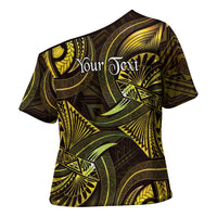 Personalised Polynesia Zodiac Gemini Cross Shoulder Shirt Galaxy Polynesian Pattern Chest Tattoo Style LT14 - Polynesian Pride