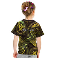 Personalised Polynesia Zodiac Gemini Kid T Shirt Galaxy Polynesian Pattern Chest Tattoo Style LT14 - Polynesian Pride