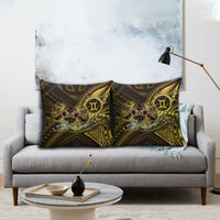 Personalised Polynesia Zodiac Gemini Pillow Cover Galaxy Polynesian Pattern Chest Tattoo Style LT14 - Polynesian Pride