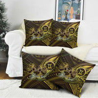 Personalised Polynesia Zodiac Gemini Pillow Cover Galaxy Polynesian Pattern Chest Tattoo Style LT14 - Polynesian Pride