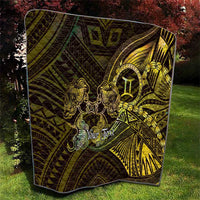 Personalised Polynesia Zodiac Gemini Quilt Galaxy Polynesian Pattern Chest Tattoo Style LT14 - Polynesian Pride