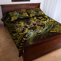 Personalised Polynesia Zodiac Gemini Quilt Bed Set Galaxy Polynesian Pattern Chest Tattoo Style LT14 - Polynesian Pride