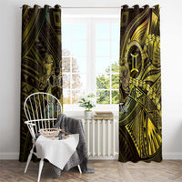 Personalised Polynesia Zodiac Gemini Window Curtain Galaxy Polynesian Pattern Chest Tattoo Style LT14 - Polynesian Pride