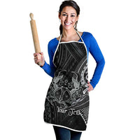 Personalised Polynesia Zodiac Cancer Apron Galaxy Polynesian Pattern Chest Tattoo Style