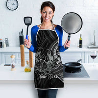 Personalised Polynesia Zodiac Cancer Apron Galaxy Polynesian Pattern Chest Tattoo Style