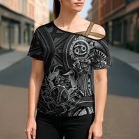 Personalised Polynesia Zodiac Cancer Cross Shoulder Shirt Galaxy Polynesian Pattern Chest Tattoo Style LT14 - Polynesian Pride