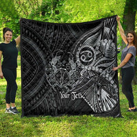 Personalised Polynesia Zodiac Cancer Quilt Galaxy Polynesian Pattern Chest Tattoo Style LT14 - Polynesian Pride