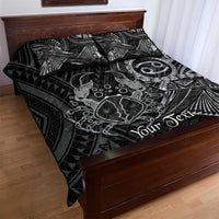 Personalised Polynesia Zodiac Cancer Quilt Bed Set Galaxy Polynesian Pattern Chest Tattoo Style LT14 - Polynesian Pride
