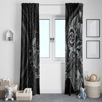 Personalised Polynesia Zodiac Cancer Window Curtain Galaxy Polynesian Pattern Chest Tattoo Style LT14 - Polynesian Pride