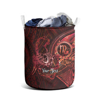 Personalised Polynesia Zodiac Scorpio Laundry Basket Galaxy Polynesian Pattern Chest Tattoo Style LT14 - Polynesian Pride