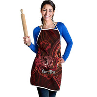 Personalised Polynesia Zodiac Scorpio Apron Galaxy Polynesian Pattern Chest Tattoo Style LT14 - Polynesian Pride