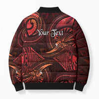 Personalised Polynesia Zodiac Scorpio Bomber Puffer Jacket Galaxy Polynesian Pattern Chest Tattoo Style LT14 - Polynesian Pride