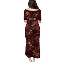 Personalised Polynesia Zodiac Scorpio Family Matching Puletasi and Hawaiian Shirt Galaxy Polynesian Pattern Chest Tattoo Style LT14 - Polynesian Pride