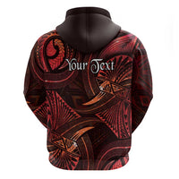 Personalised Polynesia Zodiac Scorpio Hoodie Galaxy Polynesian Pattern Chest Tattoo Style LT14 - Polynesian Pride