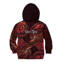 Personalised Polynesia Zodiac Scorpio Kid Hoodie Galaxy Polynesian Pattern Chest Tattoo Style LT14 - Polynesian Pride